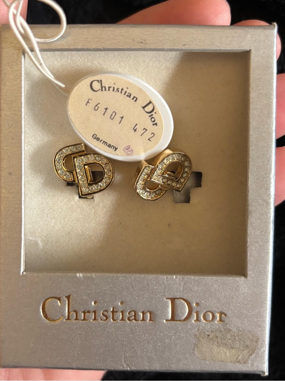 Women’s vintage Dior earrings